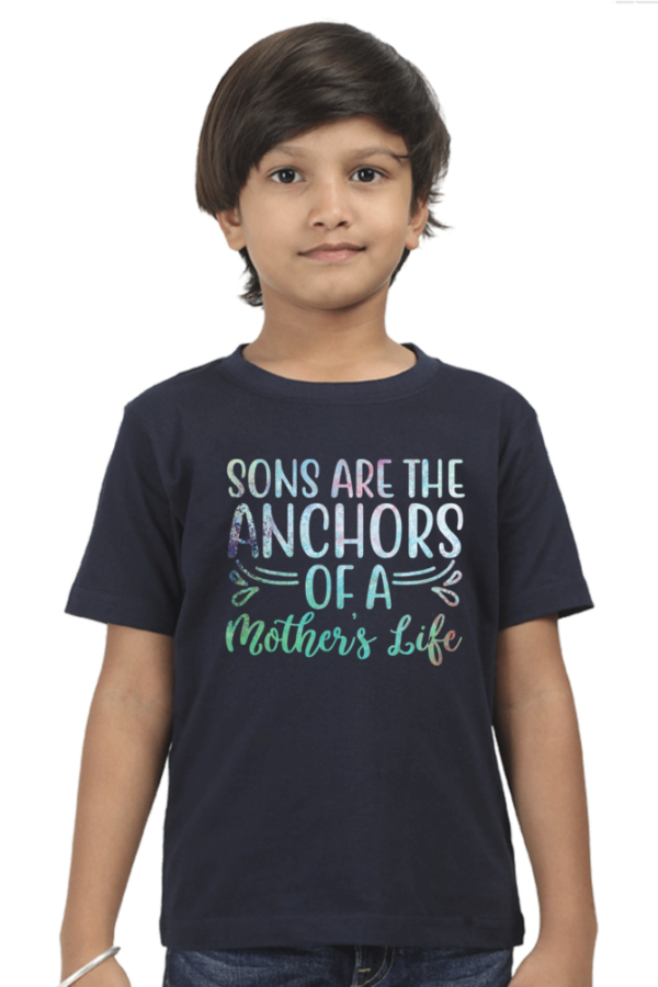 Sons are the Anchor of a Mother’s Life - DTF Print T-Shirt - Image 5